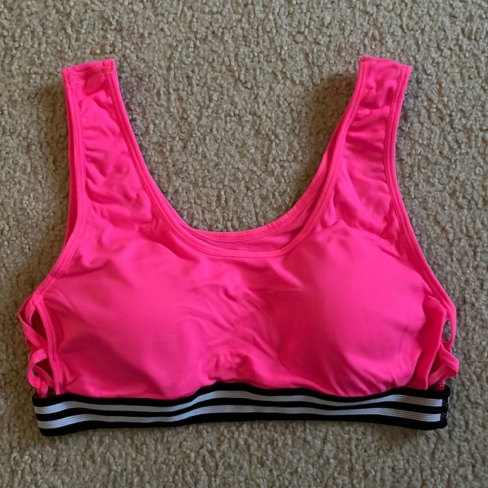 Series Fitness Pink Sports Bra - Size Large